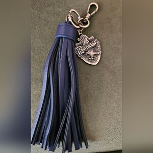 Ravenclaw Bag Charm With Tassel, Navy Blue HP Ravenclaw Keychain